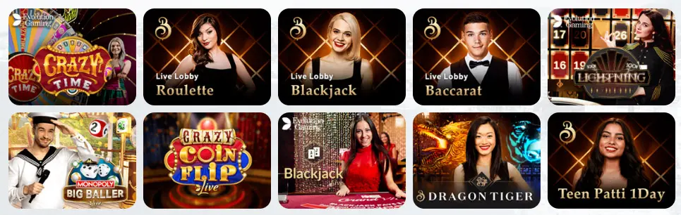 Giochi da casinò dal vivo IL10BET CASINO