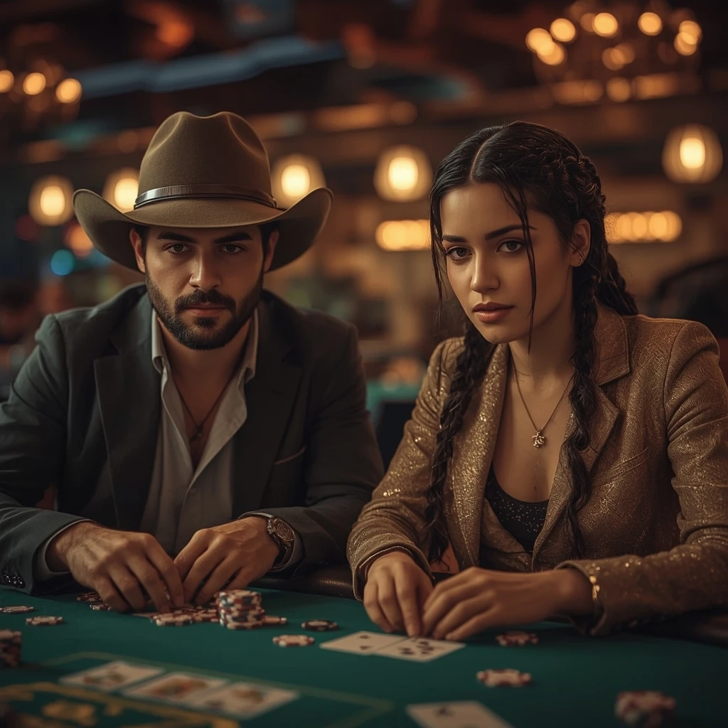 foto di due giocatori di poker IL10BET CASINO